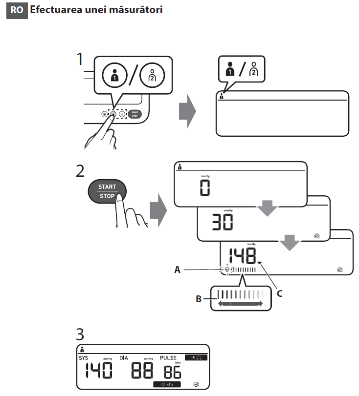 Tensiometru-omron-x3-comfort-afib-efectuarea-unei-masuratori
